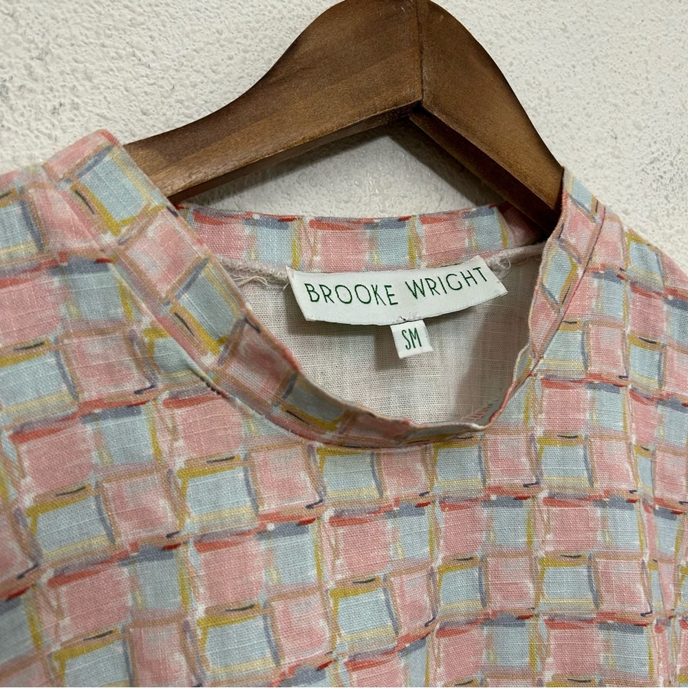 Brooke Wright Pattern Dress Small - image 3